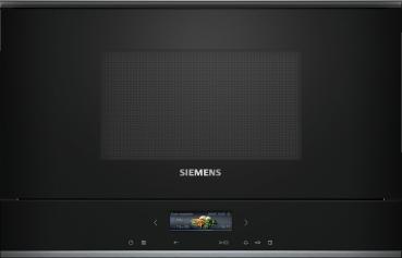 Siemens BF722L1B1 - iQ700, Einbau-Mikrowelle, Anschlag Links, Schwarz/Edelstahl, 60 x 38 cm
